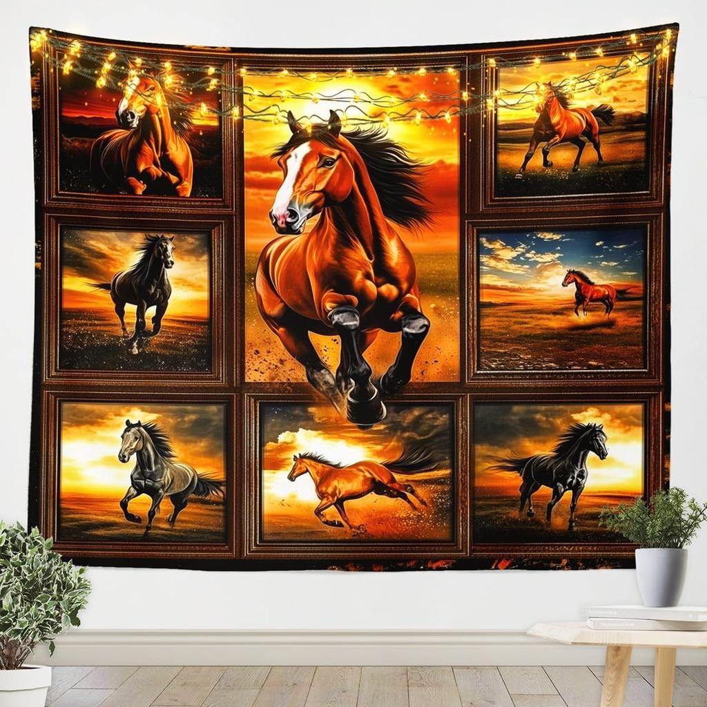 Zebra Wall Hanging Blanket Large Black White Glitter Tapestry for Kids Animal Print Wall Art Women Men Teens Geometric Stripes