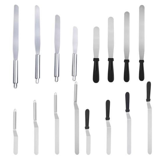 Cake Butter Spatula Stainless Steel Cake Icing Spreader for Baking Ergonomic Handle Cake Decorating Tool for Buttercream Pastry