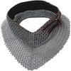 Guler Medieval Knight Chainmail Cu Închidere, Armură Moale De Aluminiu, Guler