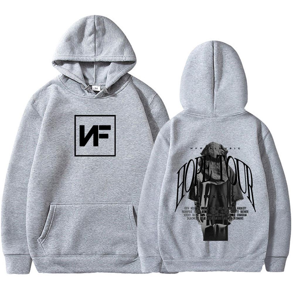 Rapper Nf Hope Tour Concert Hoodies Men's Women Fashion Hip Hop Long Sleeve Sweatshirts High Quality Vintage Oversized Pullovers
