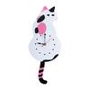 Nordic Cat Wagging Tail Wall Clock Stylish Durable Wall Hangings Clocks for Living Room