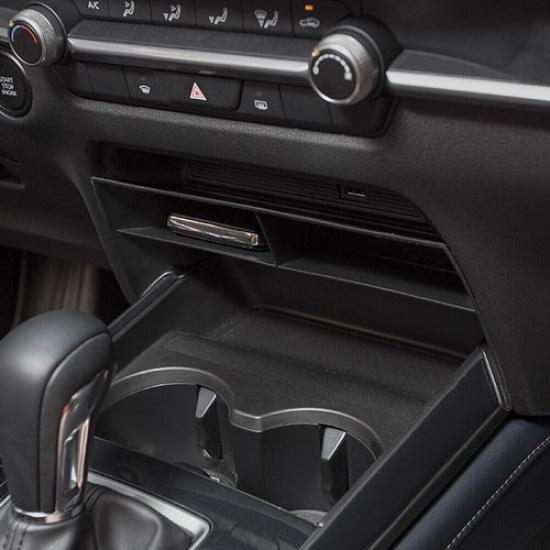 For Mazda CX-30 -2025 Black Center Console Storage Box Organizer Holder Tray
