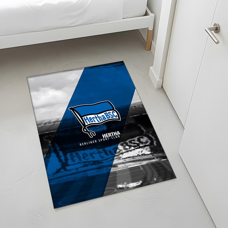 Hertha Berliner Sport Club (14) Rug Suitable For Living Rooms Bedrooms Computer Rooms Dining Areas And Placement Under Tables And Chairs Also An Ideal