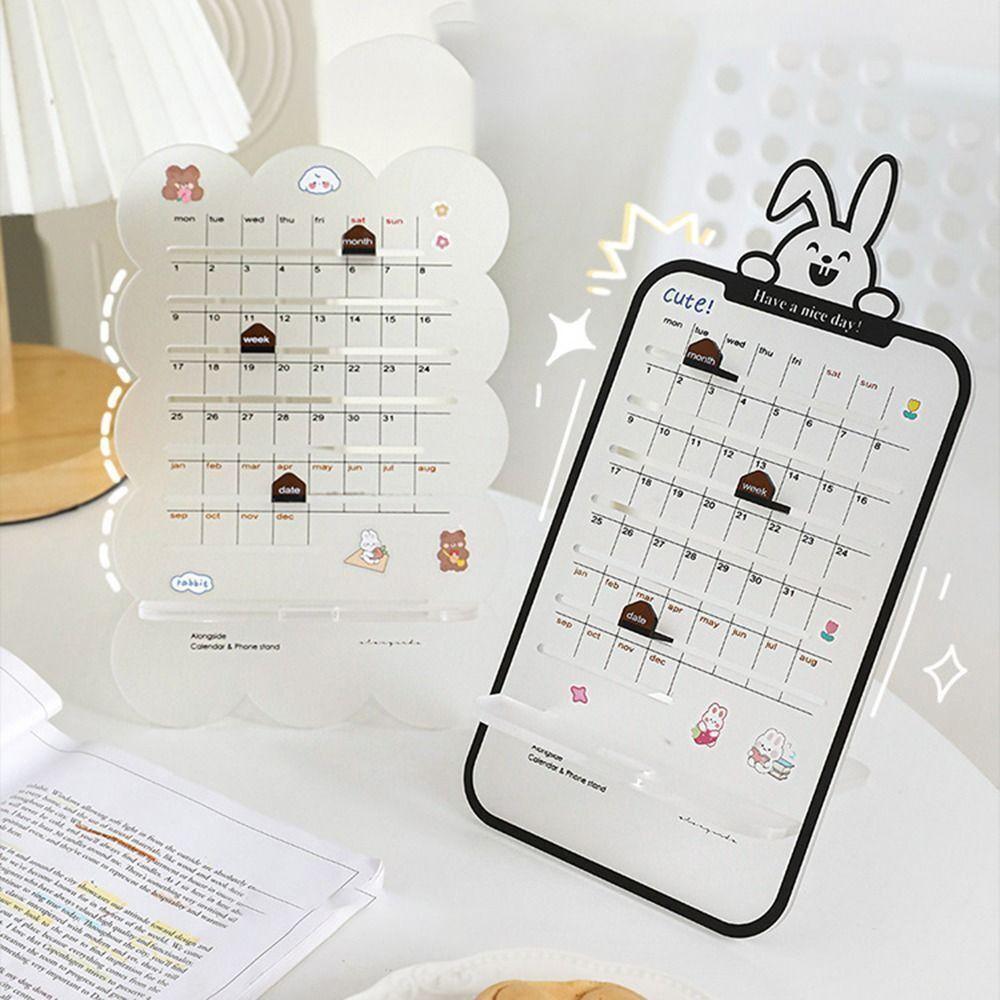 

Акриловый планировщик расписаний, милый ежедневник, новый мини-календарь