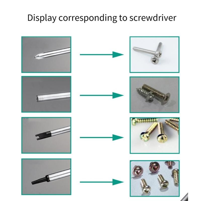 Ergonomics Screwdriver Y Type/Utype/Triangle and Three-clawed Magnetic Screwdriver