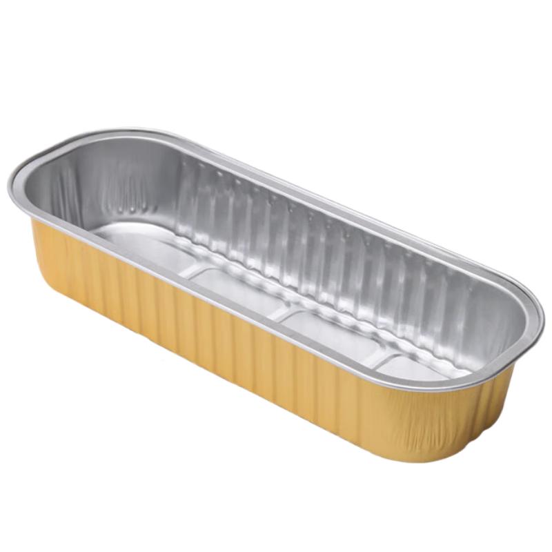 Faxilon Gold Aluminum Foil Containers (200ml, 20-Pack)