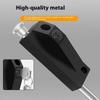 Aluminum Alloy Framed Door Lock Thickened Vertical Barrel Bolt Latches Antitheft Glass Door Lock for Home Commercial