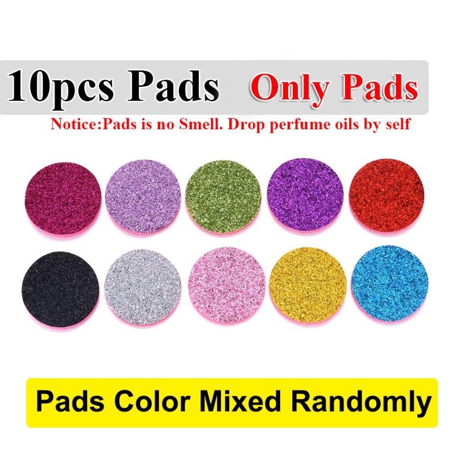 

Автомобильный аромадиффузор для эфирных масел - Освежитель воздуха с зажимом для вентиляционного отверстия из нержавеющей стали и 10 сменными подушечками 10PC-Pads