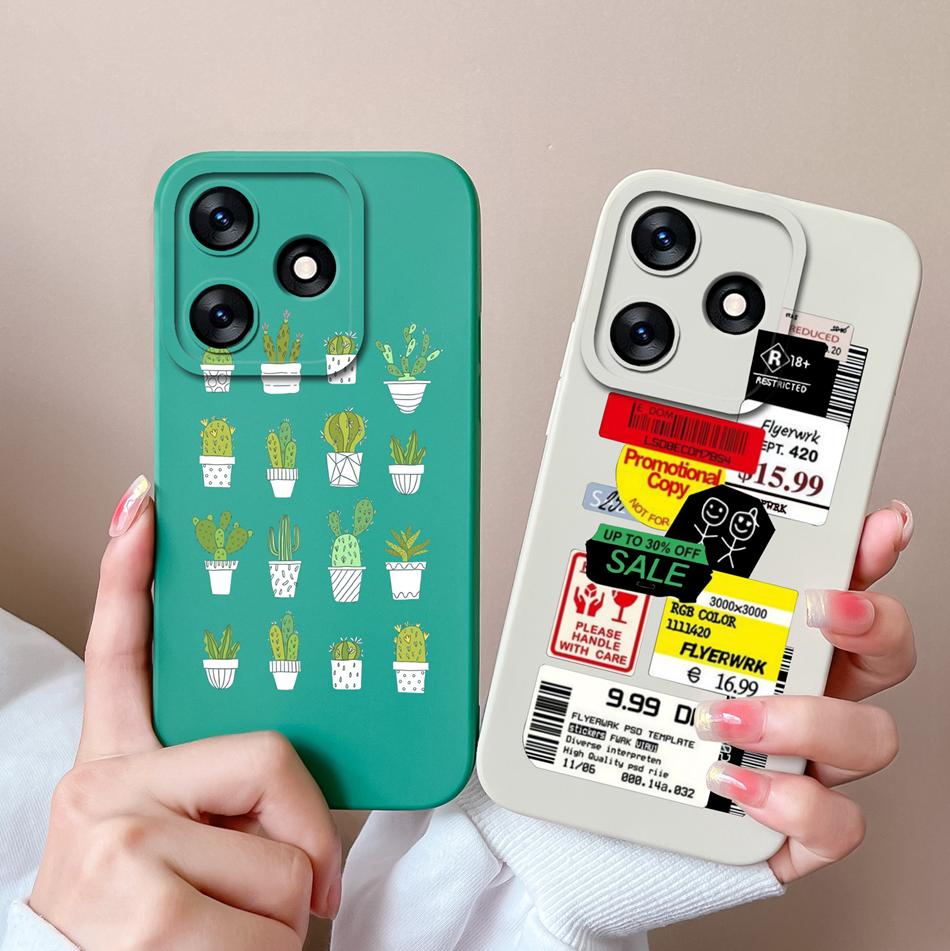 For Tecno Spark 10 Pro 10C Cases Cartoon Liquid Silicone Full Protection Cover For Tecno Spark10 4G 5G 10Pro 10 C Bumper Funda