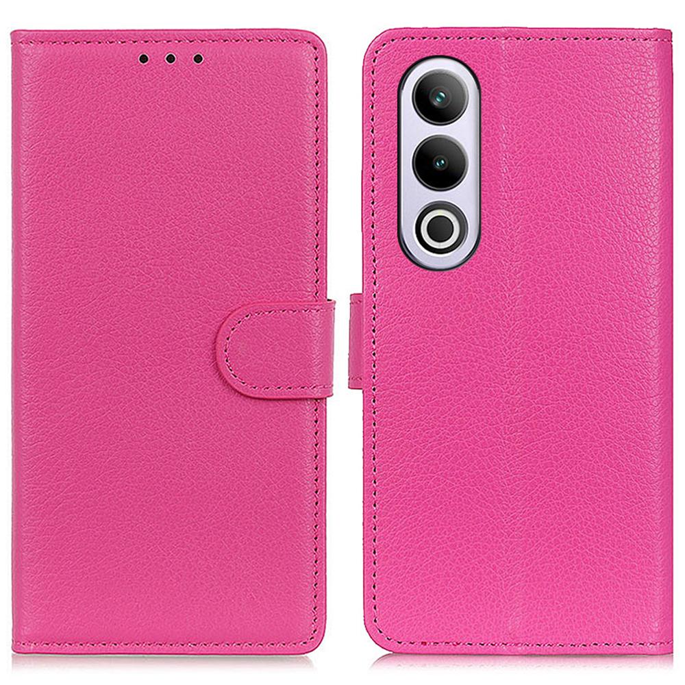 For OnePlus Nord CE4 5G Case Litchi Texture PU Leather Wallet Stand Phone Cover
