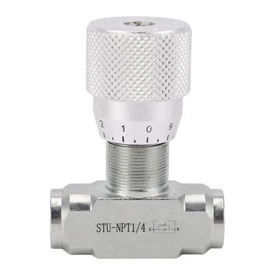 Hydraulic Flow Control Valve 1 4 Inch 5800PSI Alloy Steel Throttle Check Valve for Hydraulic Oil Gas