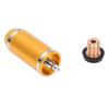 Pool Cue Extension Aluminum Alloy Billiards Stick Accessories Hard Strong Lock Portable Parts 2in Gold