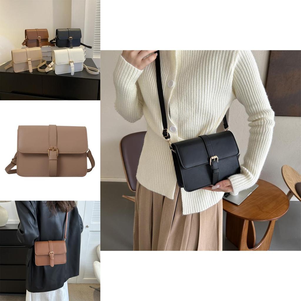Trendy Street Style Pu Leather Crossbody Bag For Women With Magnetic Buckle