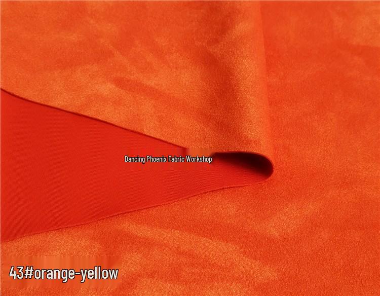 Luxury Snowflake Velvet Suede Air Layer Fabric - Thick, Stretchy, Soft, Delicate Knit