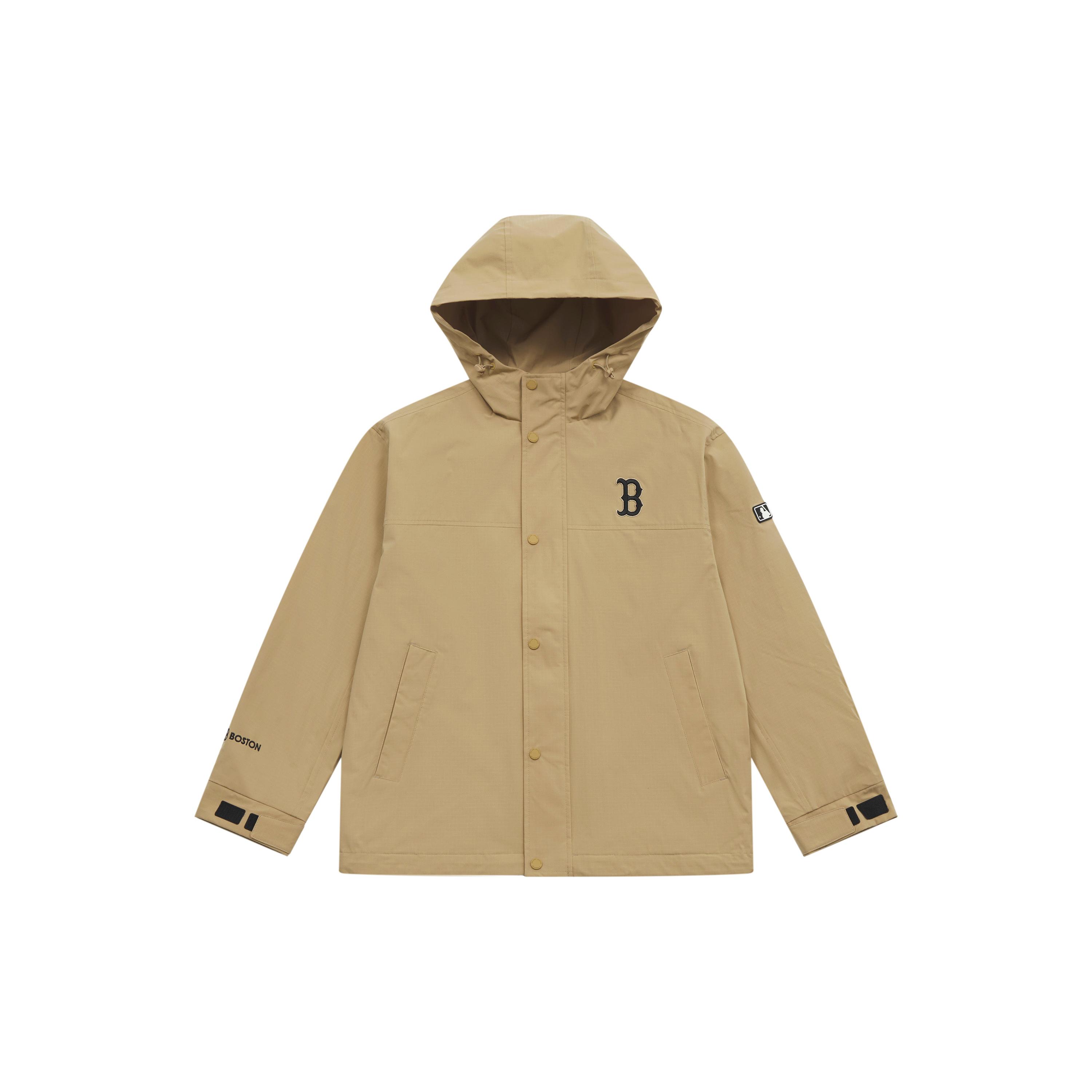 MLB Basic Collection Basic Boston Red Sox SS25 Jacket Unisex Beige Yellow 3AWJB0151-43BGP L