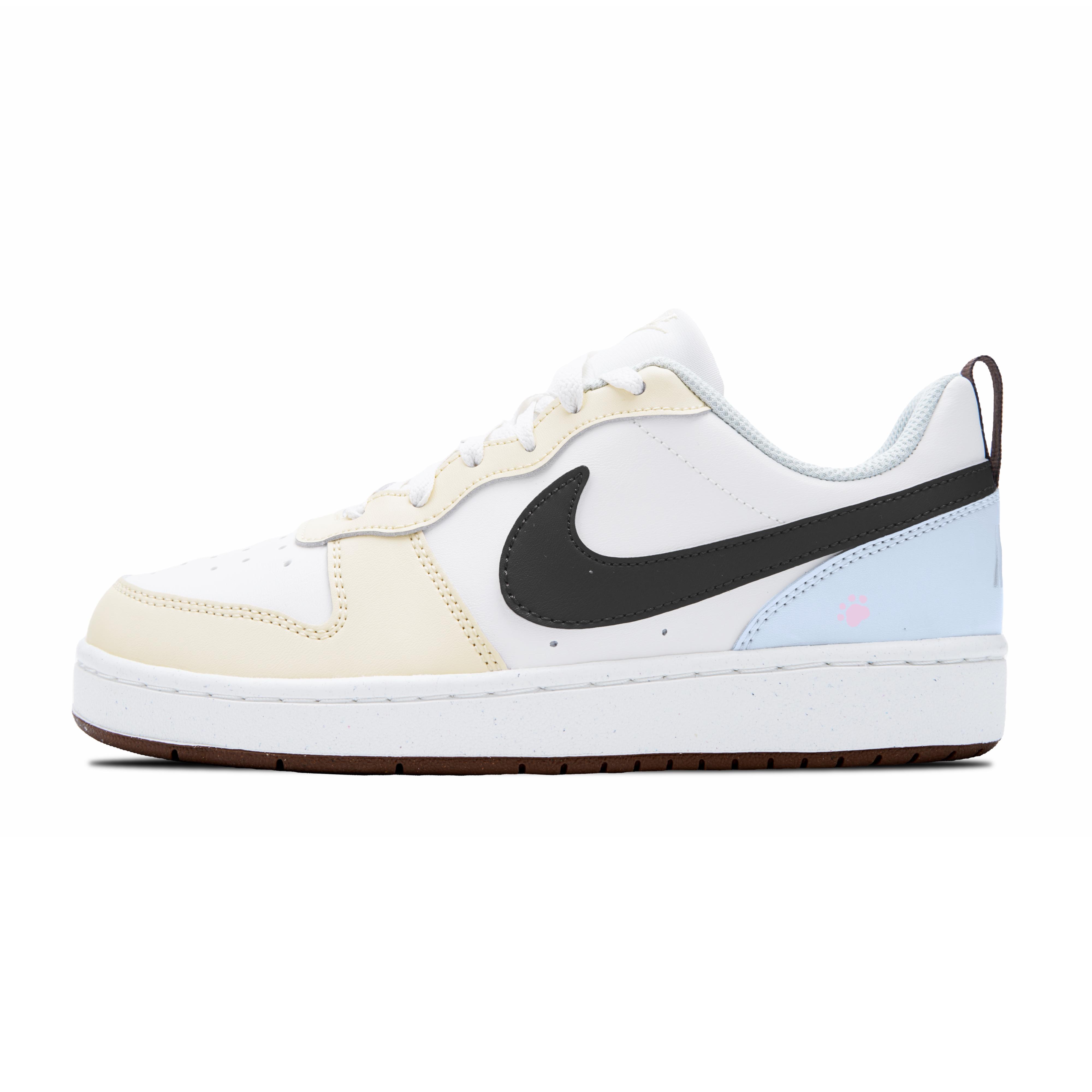 

Nike Court Borough Skateboard Shoes Women s Low Top White/Blue/Yellow HV1804-121(Team1137-) 40