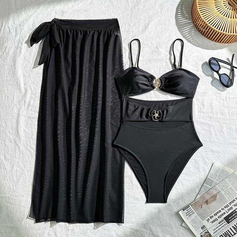Summer Sexy Three Piece Swimsuits Closed Women's Swimwear Push Up For Swimming Wear Body Bathing Suits Beachwear Pool Bather