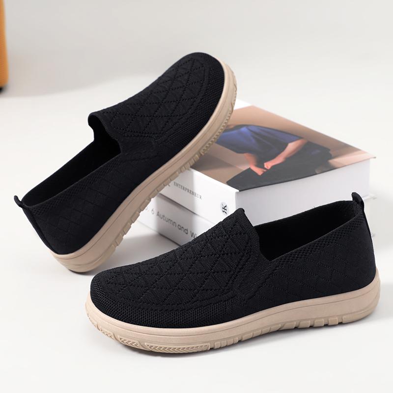 2025 New Women's Shoes Autumn New True Fly Weaving Cloth Shoes Women's Casual Sports Shoes Walking Shoes Comfortable