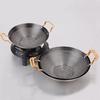 Durable Stainless Steel Stove Pot 24/26/28cm with Handle Dry Boiler Non Stick Honeycomb Wok Household