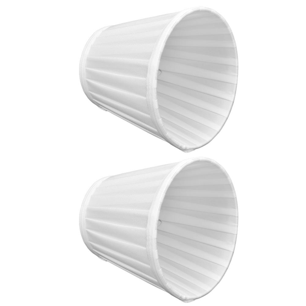2PCS Clip On Design Small Lamp Shade Fabric Barrel Fabric Lampshade  Living Room