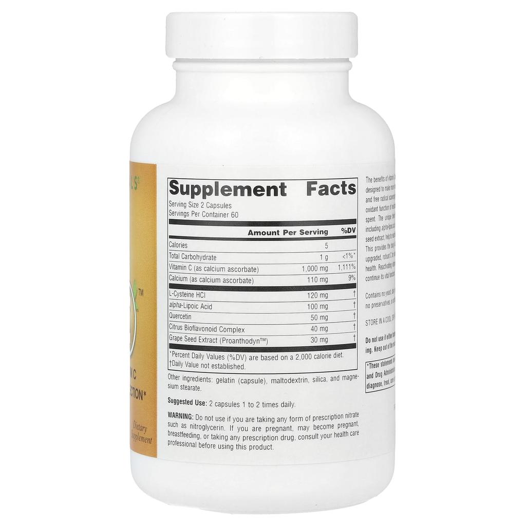 Systemic C™, 1.000 mg, 120 Kapseln (500mg pro Kapsel)