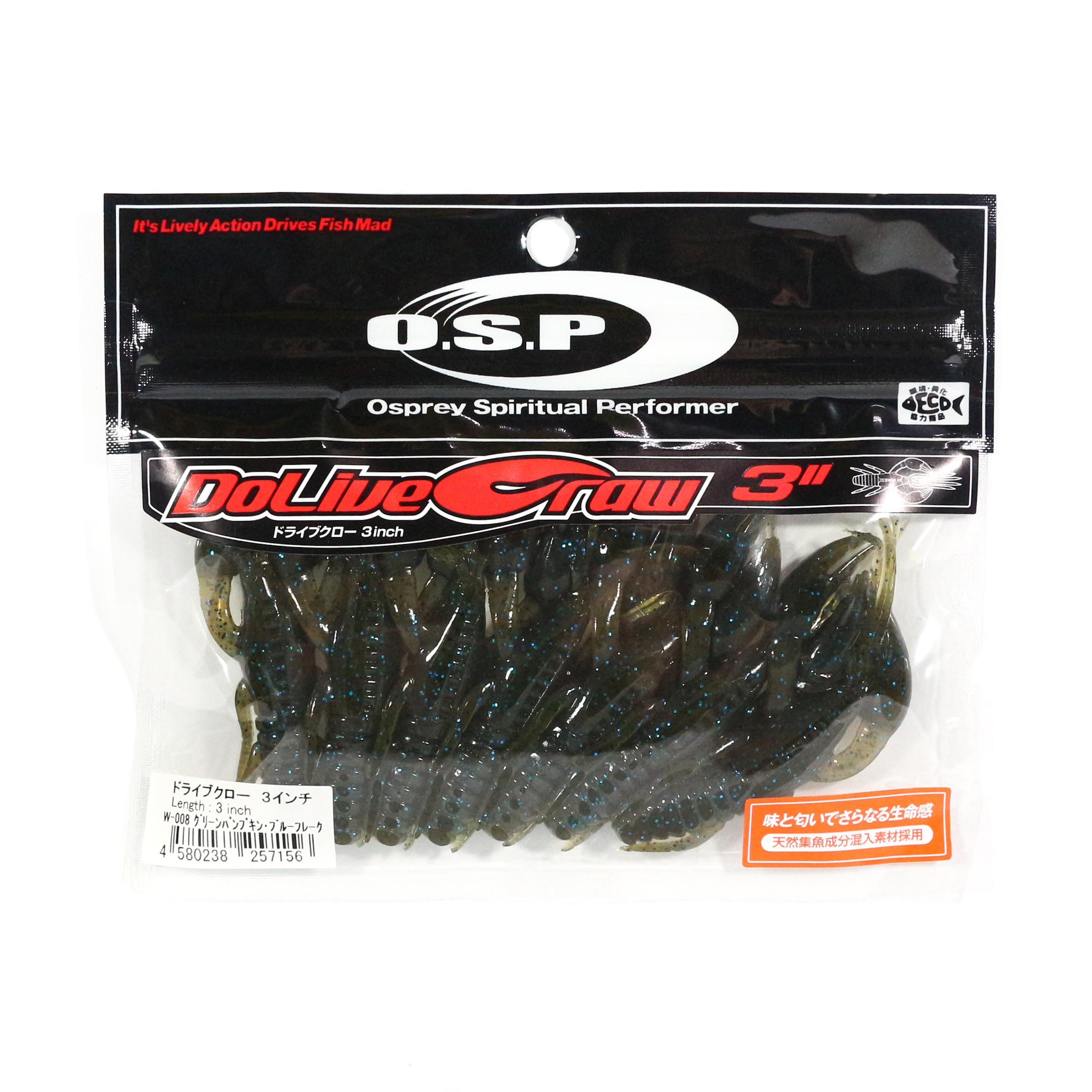 

Мягкая приманка OSP Dolive Craw 3 дюйма W-008 (7156)
