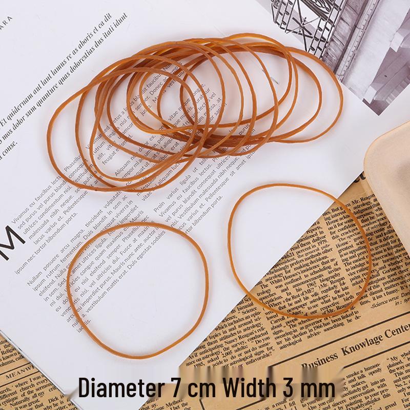 High Elasticity Tear-Resistant Yellow Rubber Bands - 70x3 for Durian Peeling & Daily Use