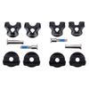 Bicycle Seat Pipe Clamp Conversion Sleeve Carbon Rail Cushion Seatpost Clips Bicycle Seatpost Clamp for Oval/Round Clips