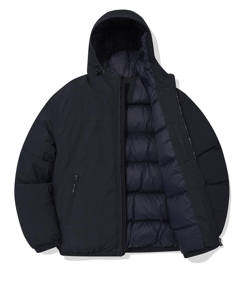 Wacky Willy Washed Down Short Puffer Navy