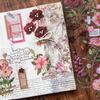 Vintage Flower Scrapbook Decorative Floral Planner Stickers for DIY Card Schedules 4-Pack Stickers, Stickers, Decals, Crafts, Making, Decoration,