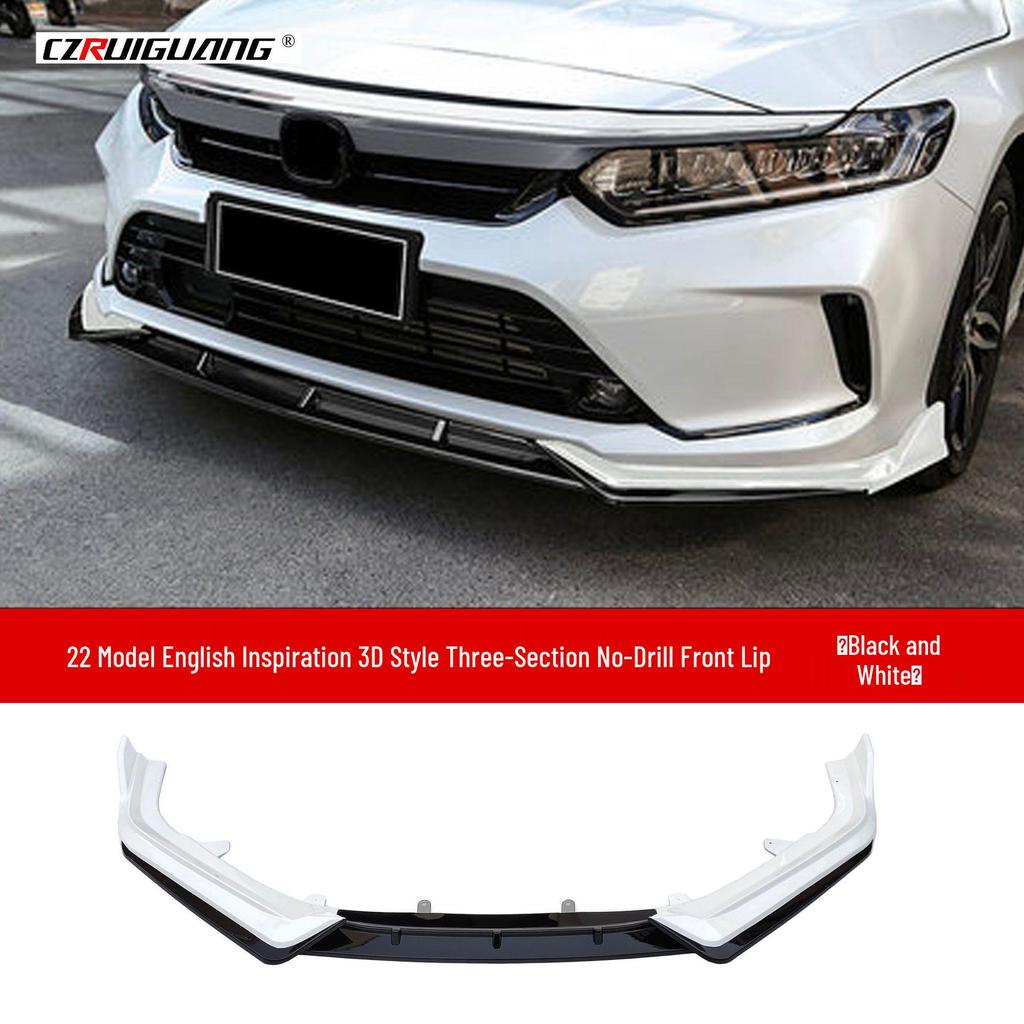 Compatible with 19 Honda Inspire/Accord Models: Front Lip, Side Skirts, Rear & Top Spoilers, Louvers Body Kit.