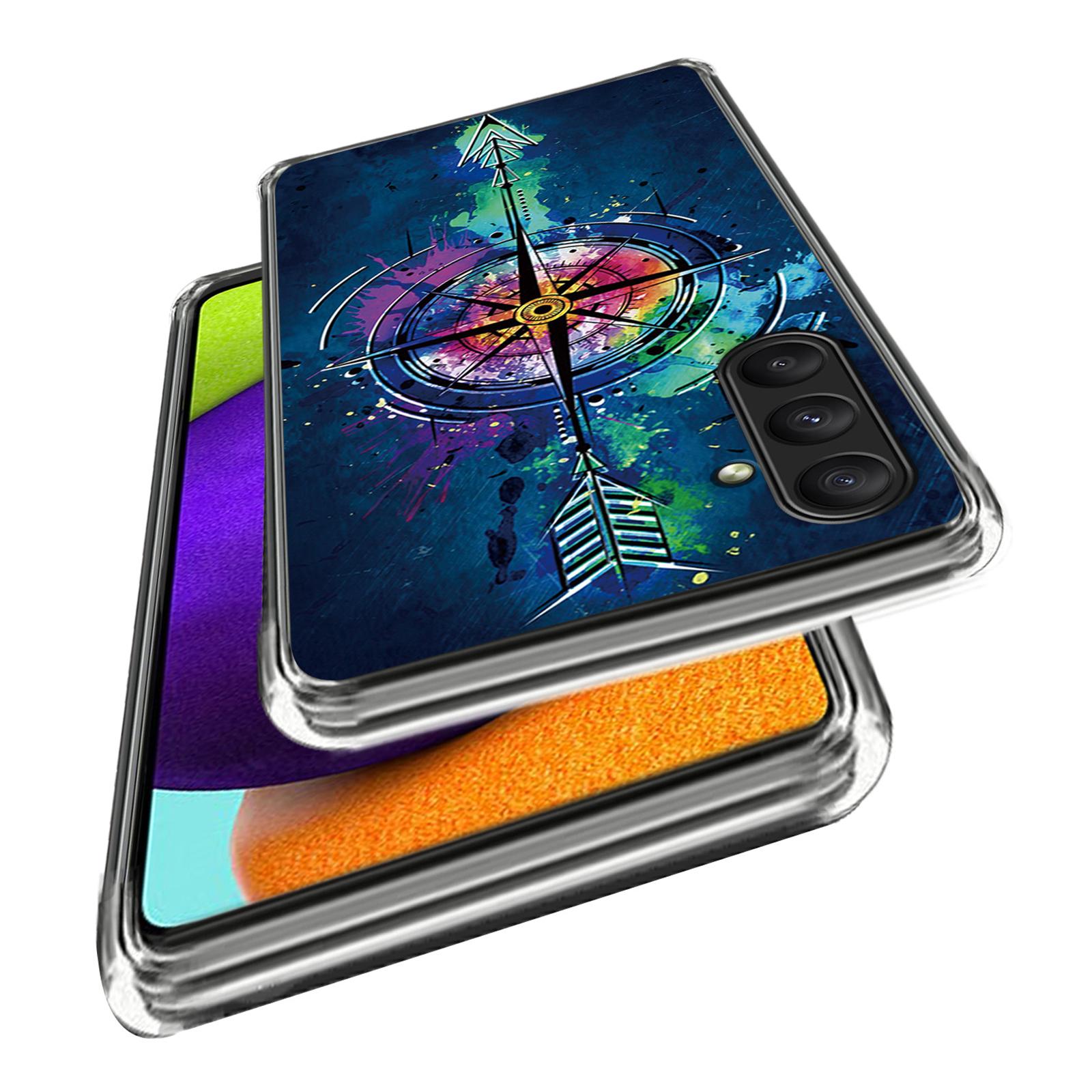 

For Samsung Galaxy A25 5G (Global) (161.0 x 76.5 x 8.3mm) Case Pattern Printing TPU Phone Cover Starry Sky/Mandala