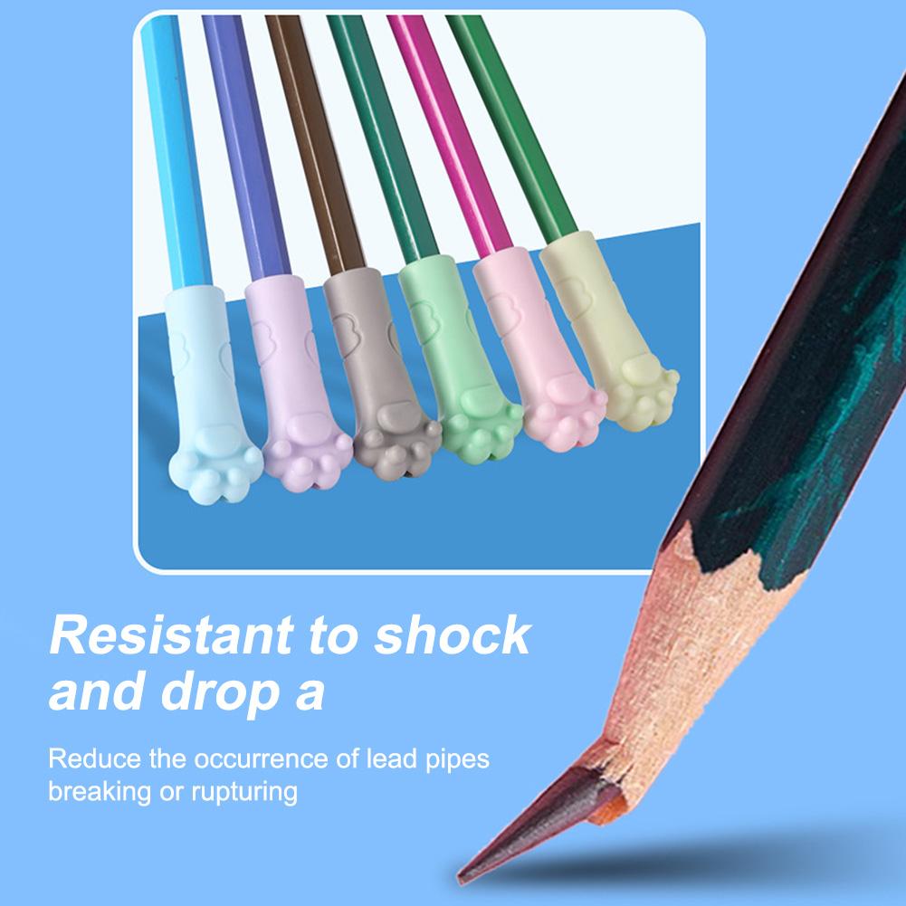 20 Stück Cartoon Bleistiftspitzenschutz, Kawaii Abwischbarer Radiergummi, Niedliche Stiftaufsätze, Federmäppchen, Schulbürobedarf