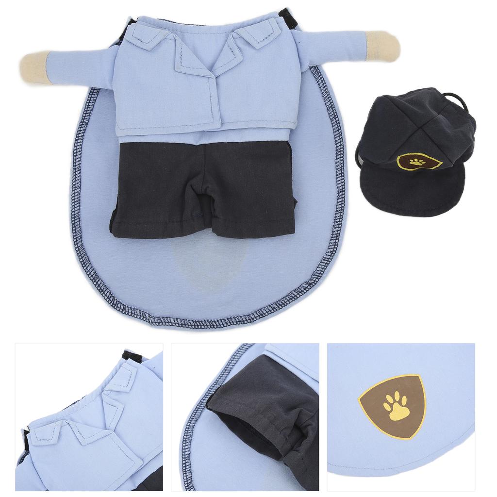 Pet Mail Carrier Costume Soft Funny Costumes Pet Suit with  for Small Dogs and Cats