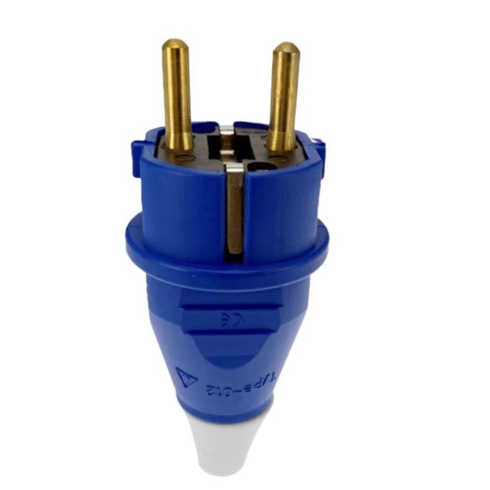 Rewireable EU Male Plug Detachable Socket Adapter 2024 Electric Power Connector