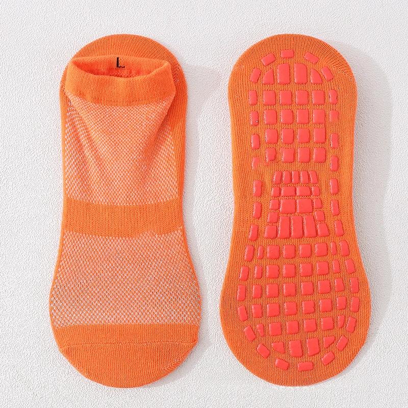 Kids Adults Anti-Slip Sock Trampoline Sock Cotton Breathable Short Socks Elasticity Boy Girl Outside Family Sports Yoga Socks