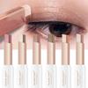 1Pcs Professional 2 In 1 Double Gradient Velvet Eye Shadow Stick Lazy Makeup Waterproof Lasting Shimmer Metallic Eyeshadow