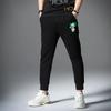 Men's Sports Joggers European Style Trendy Casual Slim-Fit Bear Print Summer Thin Sweatpants