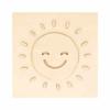 Cadres - Sunshine - 15x15 cm - Bois clair - Mixte - Enfant