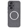 For Honor 200 5G Magnetic Case TPU+Cloth Phone Cover Smooth Touch