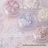 Opal Ice Crystal Velvet Nail Art Decoration Powder with Iridescent Highlights & Sequins