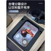 For BYD Equation Leopard 8 2025-2026 Central Control Refrigerator Beverage Fixing Grid Fit Silicone Pad Anti Slip Cup Holder