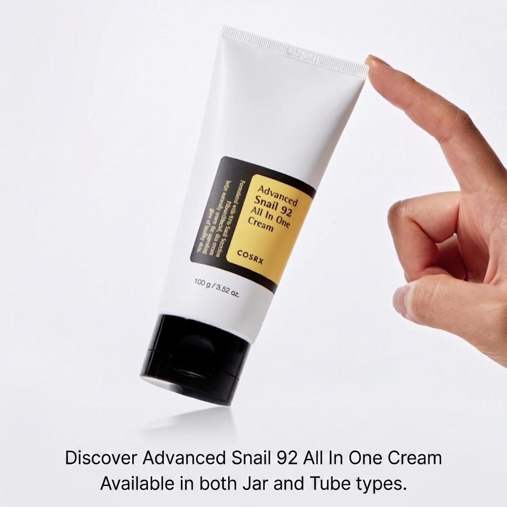 COSRX Advanced Snail 92 Cream 100ml + The 6 Peptide Serum 150ml Set (100% Authentic)