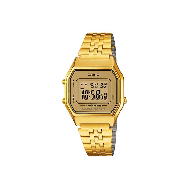 CASIO G-Shock LA-680WGA-9D Gold Watch LA680WGA-9D LA680WGA-9D Gold Strap
