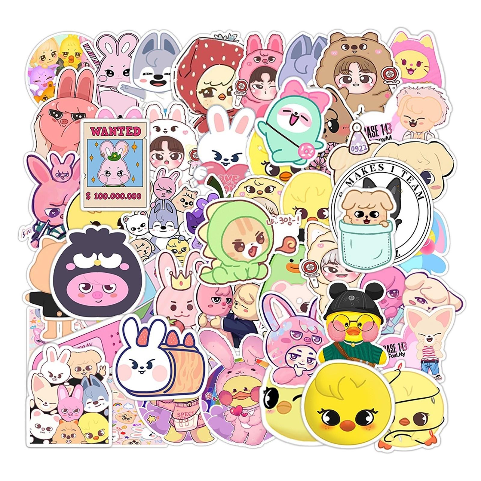 

50 наклеек с граффитом для украшения багажа ноутбука One Size