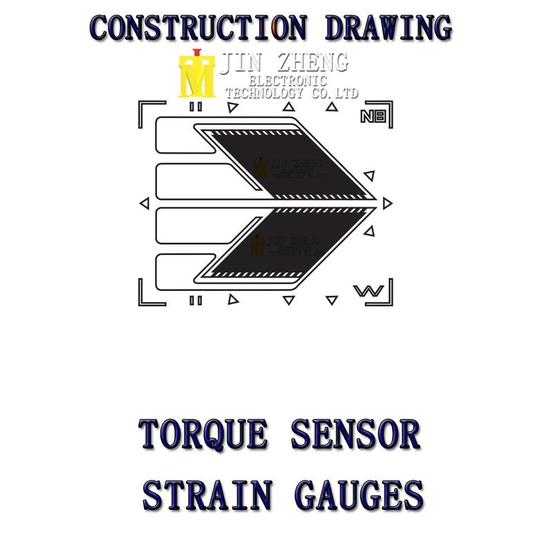 1PCS high-precision half bridge strain gage BF350-3HA-C 350 ohm / shear stress torque strain gauge