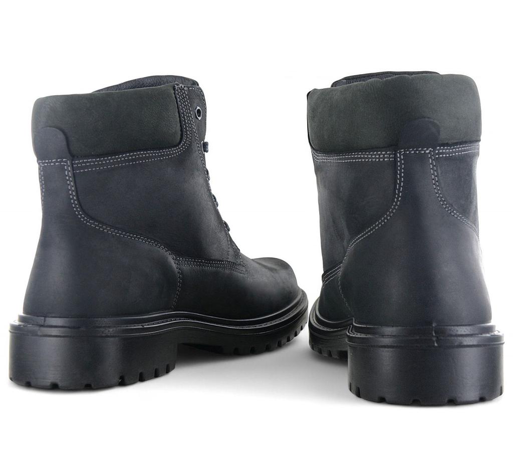 JOMOS Alpina Boots - Men's Winter Boots with Lambswool Lining - Leather Black 456510-430-0044 ORIGINAL