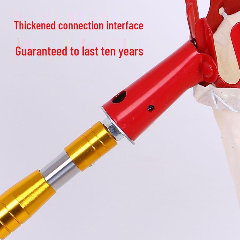 Telescopic Stainless Steel Fruit Picking Pole, Retractable & Super Hard for High-Altitude Toona Sinensis Harvesting