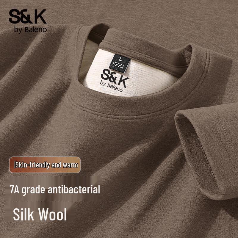 

Baleno S&K Men s Fleece Lined Long Sleeve T-Shirt 3XL