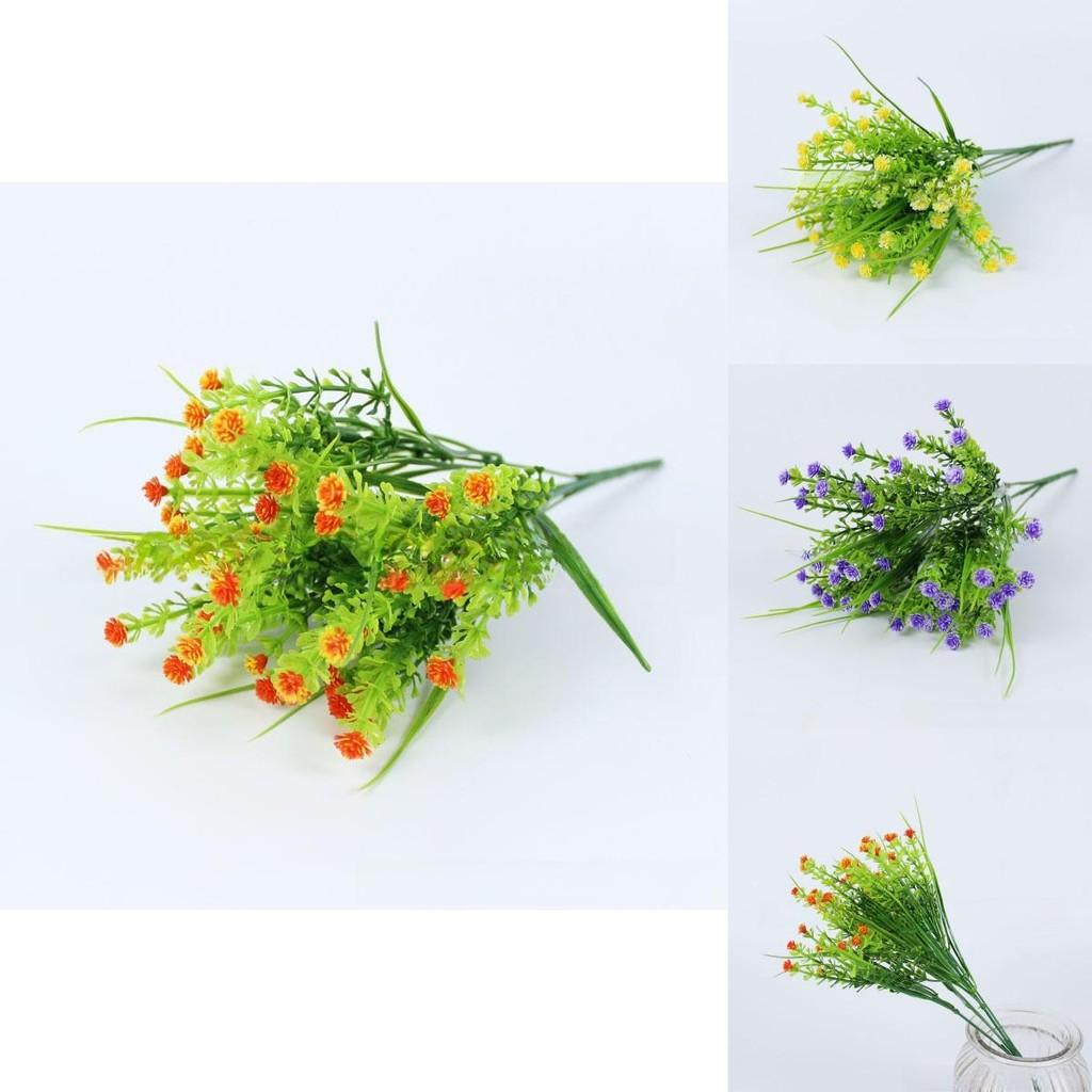 Faux Spring Greenery And Gypsophila Paniculata Bundles For Wall Mounting In Bedrooms